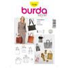 burdastyle Burda B7158 - Cartamodello per Realizzare Borsa da Donna Multiuso, 19 x 13 cm