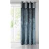 Eurofirany Evelyne - Tenda in velluto con occhielli lucidi, alta qualità, per camera da letto, soggiorno, colore grigio acciaio, 140 x 250 cm