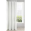 Eurofirany LUCY Tenda in Voile, Tenda Trasparente con passanti - 1 Unità, Camera da Letto, Soggiorno, Cucina, 140 x 250cm, Crema