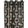 sans CA Senza 00069-701 Glasgow Chenillé Jacquard Cortina Wire Poliestere 140 x 270 Centimetri Chocolate