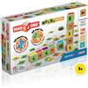 Geomag - MAGICUBE - MATH BUILDING - Costruzioni Magnetiche e Giochi Educativi con 16 Cubi Magnetici + 45 Clip - Prodotto In Svizzera - Matematica Divertente - Gioco Educativo - STEM