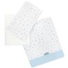 Ti TIN Set Per Culla con Lenzuolo con Angoli, Lenzuolo, Federa, 100% Cotone, Set di 2 Lenzuola e 1 Federa,| 80x50 cm