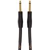 Roland Cavo Patch/Pedale Gold Series""Connettori Dritti da 1/4", Lunghezza 1.5 M/ 5 Ft. - Ric-G5, Nero