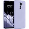 kwmobile Custodia Compatibile con Xiaomi Redmi 9 Cover - Back Case per Smartphone in Silicone TPU - Protezione Gommata - lavanda pastello