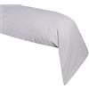 Stof Lovely Casa T34820001 ALICIA Federa cuscino cilindrico, 100 % Cotone a 57 fili, 45 x 185 cm, Perla