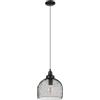 Eglo lampada a sospensione Straiton, lampada a sospensione industrial | vintage, lampada in acciaio nera, lampada da tavolo da pranzo, lampada da soggiorno con portalampada E27