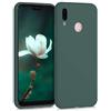 kwmobile Custodia Compatibile con Huawei P20 Lite Cover - Back Case per Smartphone in Silicone TPU - Protezione Gommata - verde blu