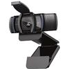 Logitech C920S HD Pro Webcam, Videochiamata Full HD 1080p/30fps, Audio Stereo ‎Chiaro, ‎Correzione Luce HD, Privacy Shutter, Streaming, Per Skype, Zoom, FaceTime, ‎‎PC/Mac/Laptop/Tablet/XBox‎, Nero