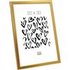 Deknudt Frames S41JA1 - Cornice portafoto in Legno Sottile, 20 x 30 cm, Colore: Oro