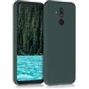 kwmobile Custodia Compatibile con Huawei Mate 20 Lite Cover - Back Case per Smartphone in Silicone TPU - Protezione Gommata - verde blu