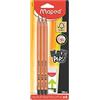 MAPED Matita Grafite Black Peps Hb X6 +Gomma
