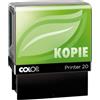 Colop 132073 stampante per timbri di testo, 20, linea verde con copia di testo