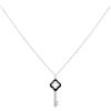Ceranity - Collana con Ciondolo in Argento 925 e Zirconia cubica, 45 cm, 1-72/0057-N, Ceramica, Zirconia cubica