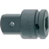 Hazet 9007S-1 Adattatore per Avvitatori ad Impulso, Nero, Attacco Quadro, Massiccio, 20 mm 3/4 di Pollice