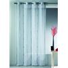 HomeMaison Home Maison-Tenda Voile Etamine 09335-8-AL Fili in Tessuto Jacquard con Occhielli, 140 x 260 cm, Grafite, 140 X 260