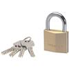 Master Lock 2950EURD Lucchetto a Chiavi con Corpo Spesso in Ottone Massiccio, Oro, 8.1 x 5 x 1.7 cm