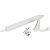 Mannesmann M41115 - Cierre de plástico para Puerta, Color Blanco