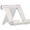 Amazon Basics Supporto portatile inclinabile per tablet, lettori per e-book e telefoni, Argento
