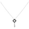 Ceranity - Collana con Ciondolo in Argento 925 e Zirconia cubica, 45 cm, 1-72/0055-N, Ceramica, Zirconia cubica