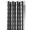 HomeMaison 09349-8-AL - Tende jacquard con occhielli rotondi, 140 x 260 cm, colore: Grigio/Argento