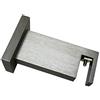 Gardinia Supporto Stretto per Tende Luxor, Rettangolare, incl. Materiale di Montaggio, Lunghezza 7,5 cm