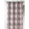 HomeMaison 09341 - 8-al Tende Jacquard con Occhielli Rotondi Canon di Fucile 140 x 260 cm, Fico, 140 X 260