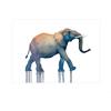 the art group Art Group The Oliver Flores (Elephant Walk) - Stampa Artistica 30 x 40 cm, Carta, Multicolore, 30 x 40 x 1,3 cm