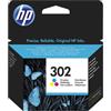 HP INK CARTRIGE H.PACKARD COLOR F6U65AE N.302 4ml 165pg