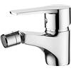 Ibergrif M15057 Star Miscelatore Monocomando per Bidet con Finitura Cromata, Rubinetto Bagno in Ottone con Cartuccia Ceramica e Set di Fissaggio Standard G3/8