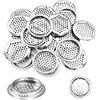 ZHANChen Griglia Aerazione Griglia di Ventilazione Rotonda Acciaio Inox per Cucina/Armadi/Guardaroba/Scarpe Armadietto (20PCS 53mm+2PCS 35mm)