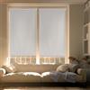 Blindecor Zeus Tenda a rullo oscurante Easyfix - Argento grigio, 42 x 180 cm (Larghezza x Altezza) | Dimensioni del tessuto 39 x 175 cm. Tende termiche oscuranti senza attrezzi