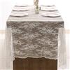 DÉCOCO Tovaglia di Pizzo Bianco 150 * 300 cm in Pizzo Tavolo Overlay Vintage Ricamato in Pizzo Overlay Decorazione di ricevimento Vintage Boho Decorazione di ricevimento di Nozze