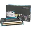 Lexmark Toner ORIGINALE LEXMARK C736 X 736 X738 C736H1CG CIANO 10K