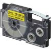 Nastro per etichettatrice compatibile Casio XR-9YW da 9 mm NERO SU GIALLO