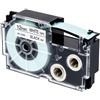 Nastro per etichettatrice compatibile Casio XR-12WE da 12 mm NERO SU BIANCO