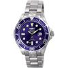 Invicta Pro Diver Orologio da Uomo in acciaio inossidabile con movimento Automatico - 47mm, Argento / Blu