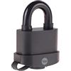 Yale Lucchetto di alta sicurezza resistente agli agenti atmosferici Y220B/71/130/1 corpo 70mm, arco in acciaio indurito, 3 chiavi
