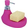 MSV Malaga 110 461 Dispenser di Sapone e spugne MSV fonte Lampone