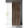 Eurofirany Villa Oscurante, Fettuccia Arricciatenda-1 pz, Tenda Extra Lunga, Elegante, Tinta Unita, Soggiorno, Camera da Letto, Densità 290 g/m², Poliestere, Marrone, 140x270 cm