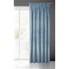 Eurofirany VILLA Tenda Oscurante con Fettuccia Arricciatenda - Extra Lunga, Elegante, Tinta Unita per Soggiorno, Camera da Letto, Densità 290 g/m², 140x270 cm, Azzurro