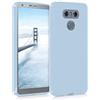 kwmobile Custodia Compatibile con LG G6 Cover - Back Case per Smartphone in Silicone TPU - Protezione Gommata - blu chiaro matt
