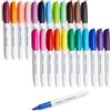 Amazon Basics Pennarelli indelebili, confezione da 24 pezzi, Colori assortiti