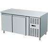 Tavolo CONGELATORE 2 porte, 290 Lt. Acciaio inox. -18°/-22°C. Cm. 136x70x85H.