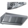Ristotecno Cappa aspirante Snack a parete con motore - prof. 70 cm - 100x70x45H - Senza Regolatore di Velocità - AISI 430