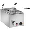 Cuocipasta da banco elettrico con rubinetto di scarico - Kw. 3.2 - Capacità 25 lt