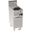 Friggitrice ad 1 vasca da lt. 14 a GAS. Dim.cm. 35x70x85H. - Potenza termica 11.5 Kw.