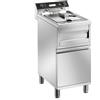 Friggitrice ad 1 vasca da lt. 12 ELETTRICA. Dim.cm. 40x70x85H. - Assorbimento 9 Kw.