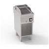 Grill elttrico con acqua e griglia inox. Dim.cm. 40x70x85H. - Assorbimento 5.4 Kw.