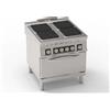 Cucina elettrica 4 piastre con forno elettrico. Dim.cm. 80x90x85H. - Kw. 21.3