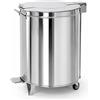 Ristotecno Pattumiera inox Lt. 75 con apertura a pedale
